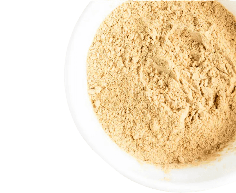Milled ginger powder in premium grade format